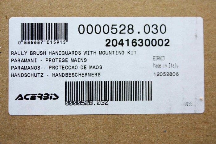 Acerbis Handprotektoren Rally Brush Enduro Motocross Paar + Anbaukit Handguards