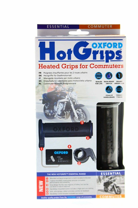 Heizgriffe Oxford Essential Commuter Hot grips BEHEIZTE GRIFFE Heated grips