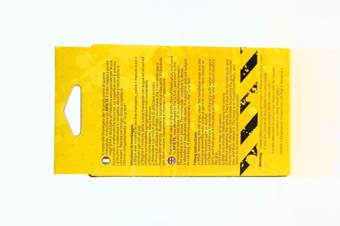 RAUSVERKAUF Ariete Silikon Griffe Half Waffle Orange Motocross Enduro Supermoto