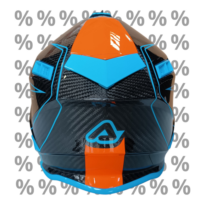 Acerbis Helm Steel Carbon Motorrad Cross Enduro Quad mit ästhetischem Defekt S