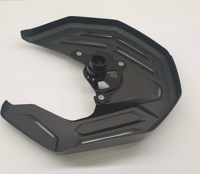 Acerbis CARBON Bremsscheibenschutz mit Montagekit passend für KTM KTM, Husqvarna, GasGas 2015-2023