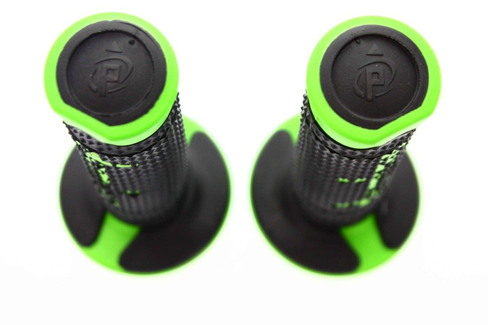 RAUSVERKAUF Griffe Domino schearz – grün Motocross Enduro SM Kawasaki KX KXF