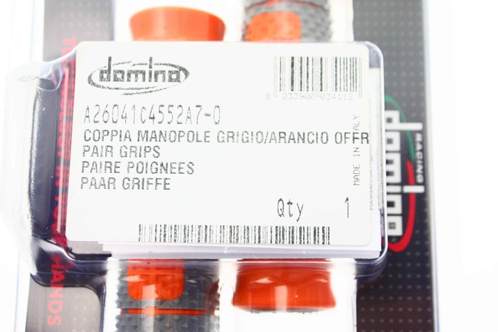 RAUSVERKAUF Griffe Domino grau – orange Motocross passend für KTM EXC SX SXF