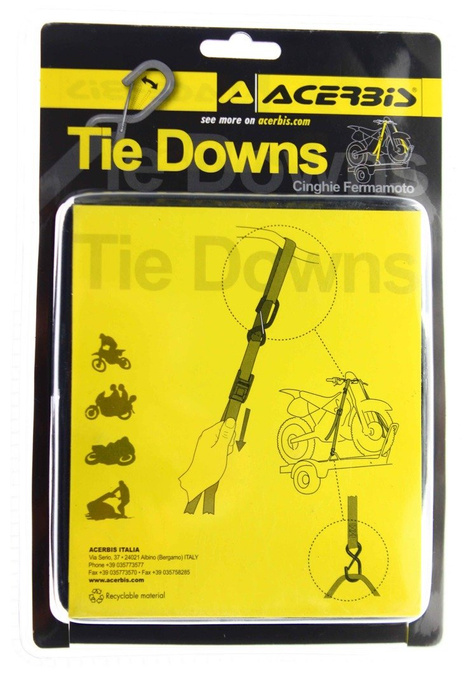 Acerbis Spanngurte MX Tie downs Enduro Quad Motocross 25 MM