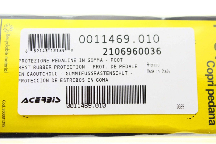 RAUSVERKAUF Acerbis Gummifußrastenschutz MOTOCROSS ENDURO NEU