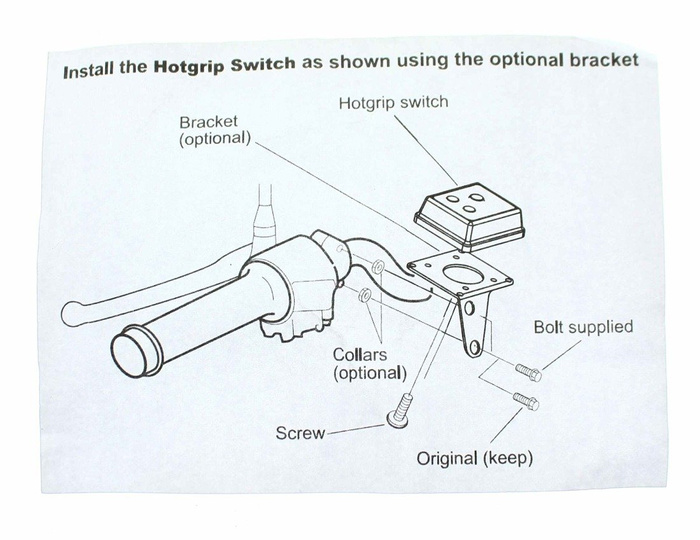 Motorrad Heizgriffe OXFORD Premium Sports - OF692. Hot Grips motorbike