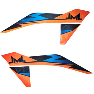 blau- orange