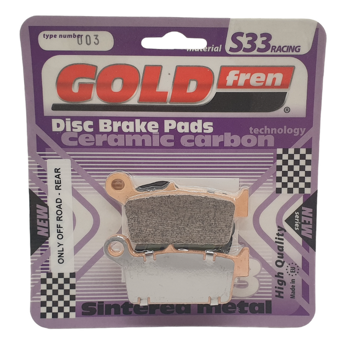 Bremsbeläge GOLDfren 003 KX KXF RM RMZ WR YZ YZF Hinten