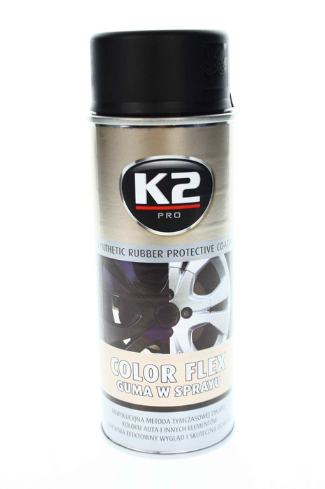 K2 Color Flex Spray Sprühfolie Flüssiggummi Felgenfolie 400ml Gummi