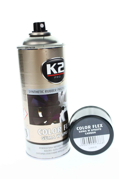 K2 Color Flex Spray Sprühfolie Flüssiggummi Felgenfolie 400ml Gummi
