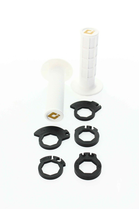 ODI Griffe HALF-WAFFLE V2 Lock-On Grip Satz für 2T und 4T Motorrad Enduro / MX