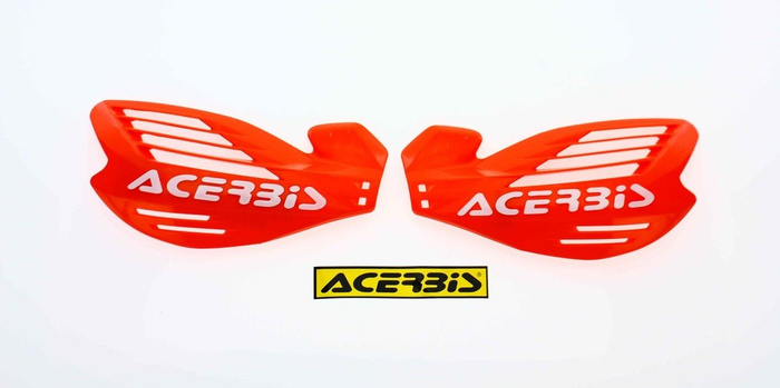 Acerbis Handprotektoren X-FORCE Motocross Enduro Paar inkl. Anbaukit ORANGE FLUO