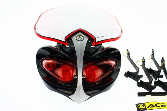 RAUSVERKAUF Acerbis Scheinwefer Diamond Supermoto Enduro Stunt Naked Bike Ausverkauft
