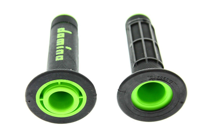 RAUSVERKAUF Griffe Domino schwarz – grün Motocross Enduro SM Kawasaki KX KXF KLX