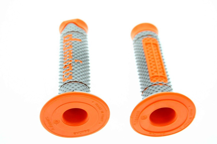 RAUSVERKAUF Griffe Domino grau – orange Motocross passend für KTM EXC SX SXF