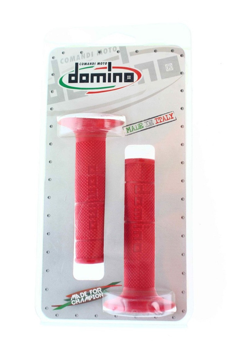 Griffe Domino rot Motocross Enduro Made In Italy
