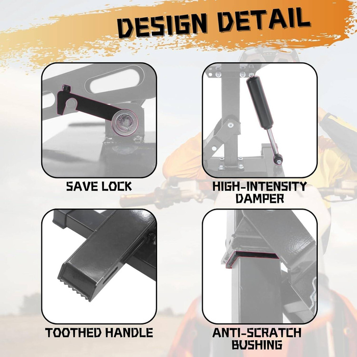 POLARBEAR Motorradständer bis 725kg Motocross Dirt Bike