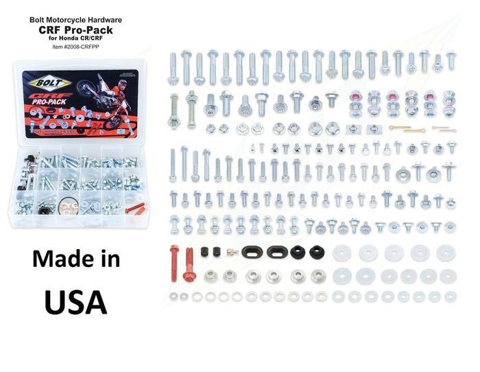 BOLT Pro Pack Schrauben Satz Schraubenkit für Honda CR / CRF made in USA