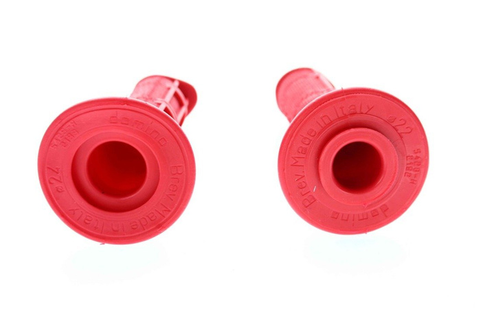 Griffe Domino rot Motocross Enduro Made In Italy