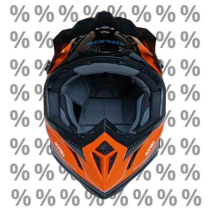 Acerbis Helm Steel Carbon 2206 Cross Enduro Quad mit ästhetischem Defekt XXL