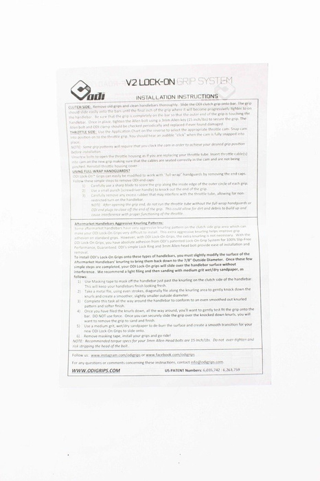 ODI Gasgriff Fusion MX Enduro Quad