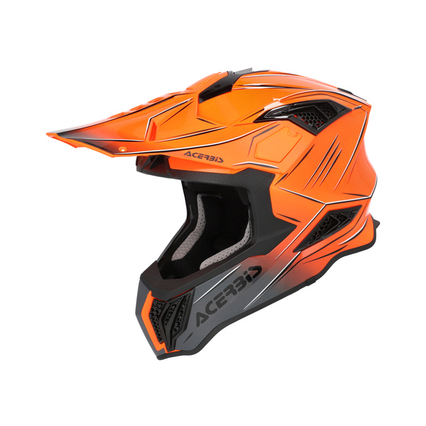 orange - grau