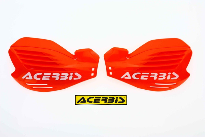Acerbis Handprotektoren X-FORCE Motocross Enduro Paar inkl. Anbaukit ORANGE FLUO