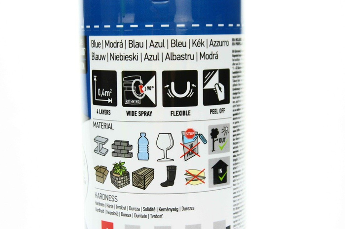 Maston Spray Sprühfolie Flüssiggummi Felgenfolie Rubber Comp Farbe blau blue