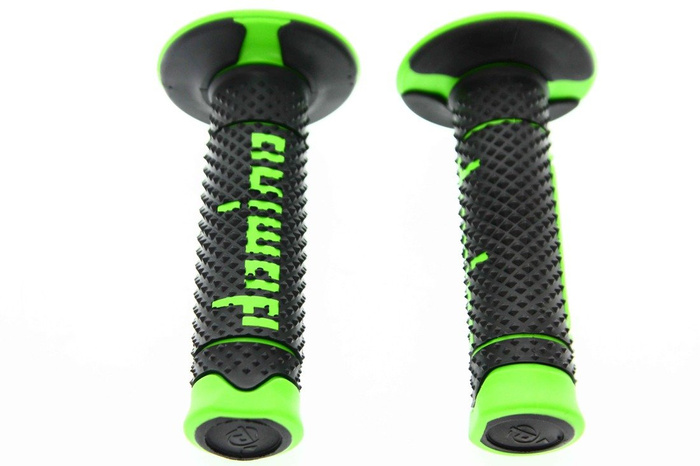 RAUSVERKAUF Griffe Domino schearz – grün Motocross Enduro SM Kawasaki KX KXF